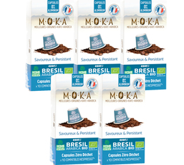 50 Capsules Brésil  - Compatible Nespresso®- MOKA