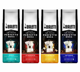 Bialetti Classic Discovery Pack Ground Coffee 4 x 250g