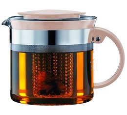 BODUM - BISTRO NOUVEAU beige teapot with acrylic filter - 1L