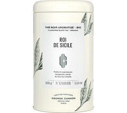 George Cannon 'Roi de Sicile' Organic Earl Grey tea - 100g loose leaf in tin