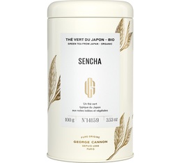 Boîte 100g - Thé vert Sencha Pure origine Bio - George Cannon