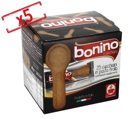 chocolat - 5 boîtes de 25 Cuillères gâteaux - BONINO