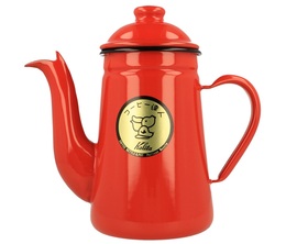 KALITA Pelican red enamel kettle - 1L