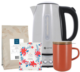 Ensemble cadeau Bouilloire Kottea KT102 + Tisanière + Thé + Chocolat