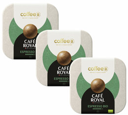 27 Boules de café Espresso Bio Compatible CoffeeB - CAFÉ ROYAL