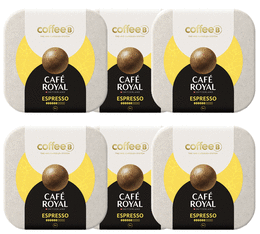 54 Boules de café Expresso compatibles CoffeeB - CAFÉ ROYAL