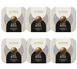 54 Boules de café Ristretto Compatible CoffeeB - CAFÉ ROYAL