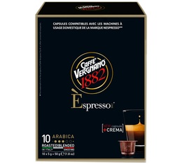 Caffè Vergnano capsules Espresso Arabica x 10 coffee pods