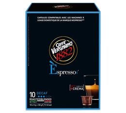 Decaf Espresso capsules by Caff� Vergnano x10 for Nespresso