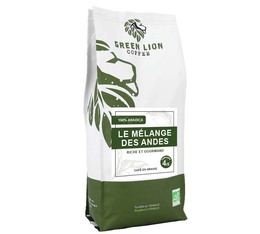 1kg Café en grain bio Le Mélange des Andes - GREEN LION COFFEE