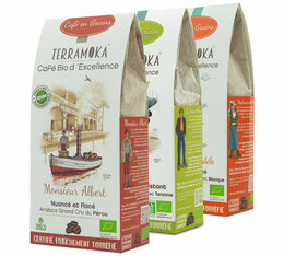 Terramoka Organic Coffee Beans Selection Pack - 3 x 200g