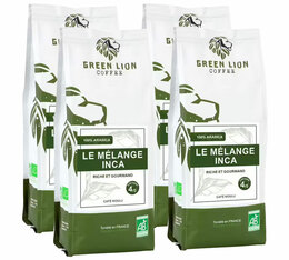 4x250 g - Café Moulu Le Mélange Inca BIO - Green Lion Coffee