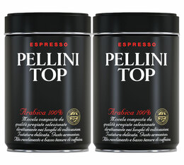 2X250g café moulu Pellini Top - PELLINI