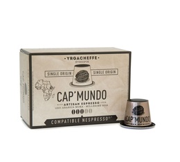 Cap'Mundo Yrgacheffe single origin coffee Nespresso® compatible capsules x 10