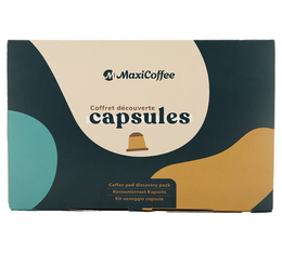 90 capsules compatibles Nespresso® Coffret découverte - MaxiCoffee