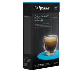 Decafeinato x10 Caff� Caffesso capsules compatible with Nespresso