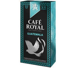 x10 Caf� Royal Guatemala capsules for Nespresso
