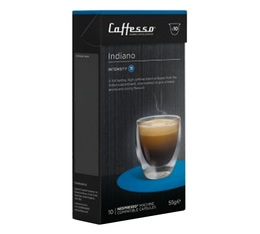 Indiano x200 Caff� Caffesso capsules compatible with Nespresso
