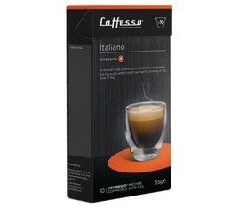 Italiano x 100 Caff� Caffesso capsules compatible with Nespresso