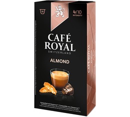 x10 Almond flavoured Caf� Royal capsules for Nespresso