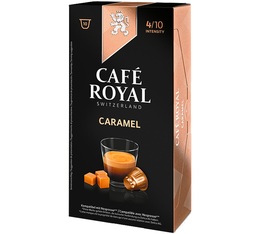Caf� Royal Caramel-flavoured coffee capsules x10 for Nespresso