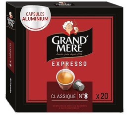 Grand'm�re Nespresso-compatible capsules - Classic Espresso - 20 capsules