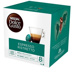 16 Nescafe Dolce Gusto Ristretto capsules