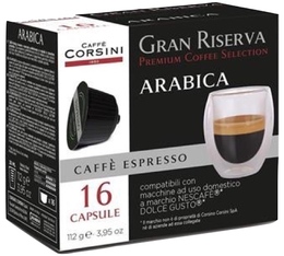 Caff� Corsini Gran Riserva Arabica pods for Dolce Gusto x 16