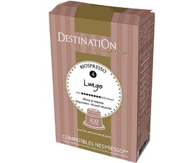 Destination Biospresso Lungo capsules for Nespresso x 10