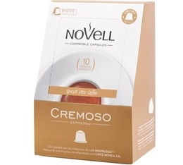 x10 Cremoso capsules by Novell for Nespresso