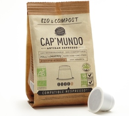 Kolli LongBerry Organic & Biodegradable capsules - x10 CapMundo for Nespresso