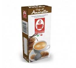 x10 Amaretto-flavoured coffee capsules compatible with Nespresso�