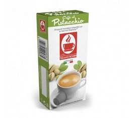 x10 Pistachio-flavoured coffee capsules compatible with Nespresso�