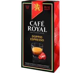 x10 Espresso Doppio capsules by Caf� Royal for Nespresso