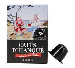 x 10 Pyla capsules by Caf�s Tchanqu� for Nespresso