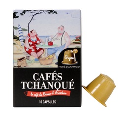 x 10 Gujan capsules by Caf�s Tchanqu� for Nespresso