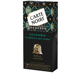 x10 Espresso Colombia capsules by Carte Noire for Nespresso
