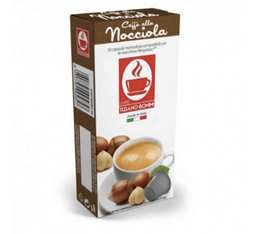 Caff� Bonini Hazelnut-flavoured coffee capsules for Nespresso� x 10