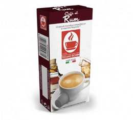 x10 Rum-flavoured coffee capsules compatible with Nespresso�