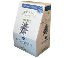 Organic capsules, 100% biodegradable Decaffeinato for Nespresso� x10
