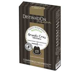 Destination Biospresso Grands Crus organic coffee capsules for Nespresso x10