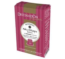 Destination Biospresso Moka Awasas capsules for Nespresso x 10