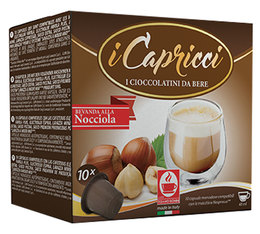 10 x iCapricci Hazelnut capsules compatible with Nespresso� - Hazelnut flavoured drink