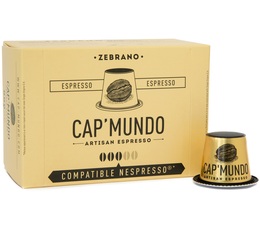 Cap'Mundo Zebrano espresso capsules for Nespresso x 10