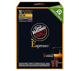 Caff� Vergnano Espresso Napoli compostable capsules for Nespresso x 10