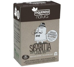 10 x �Sibaritta' capsules suitable for Nespresso� machines - Oquendo Natura