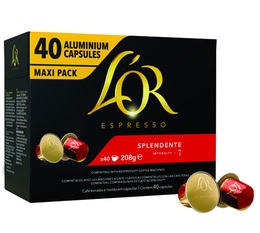 L'Or Espresso 'Splendente' capsules for Nespresso x40