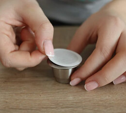 coperchi per capsule ricaricabili compatibili con nespresso caps me