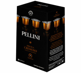 30 Capsules compatibles Nespresso® Cremoso - Pellini 