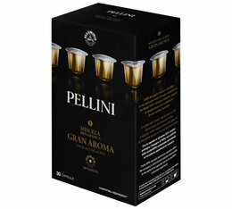 30 Capsules compatibles Nespresso® Gran Aroma - Pellini 